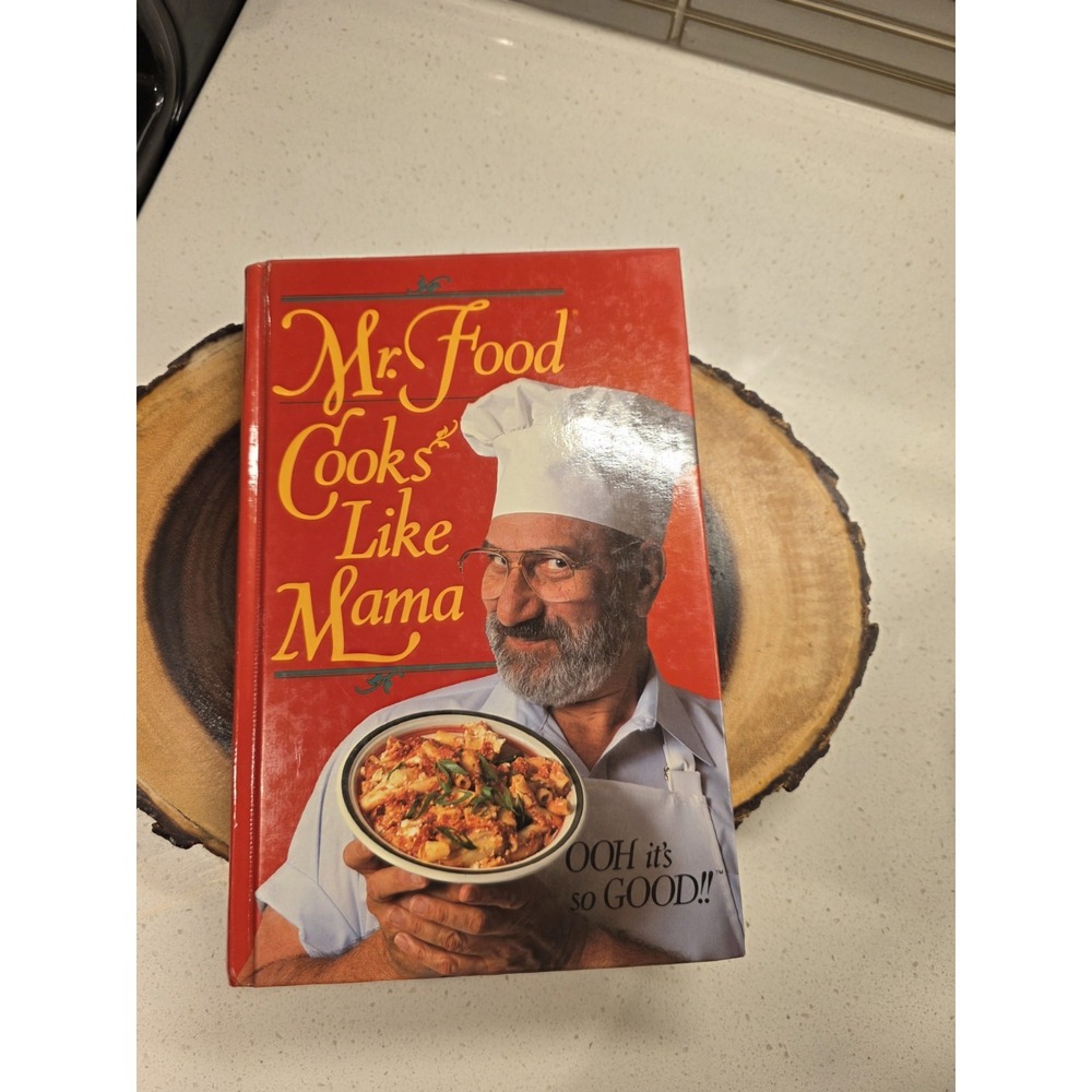 Mr. Food Cooks Like Mama Hard Back Book Pre Owned Good Condition